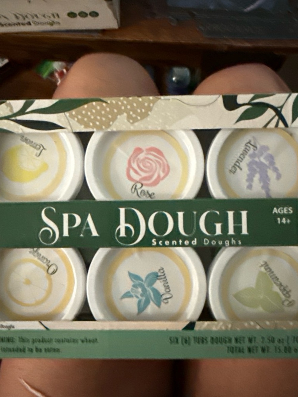 Creative Kids Spa Dough Scented Doughs Set of 6 (2.5 oz jars each)